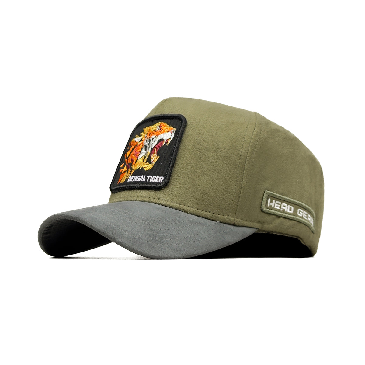 HEAD GEAR BENGAL TIGER 3D PATCH PREMIUM HIGH CROWN CAP