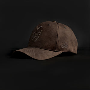 HEAD GEAR COFFEE SUPER SUEDE CURVED VISOR CAP