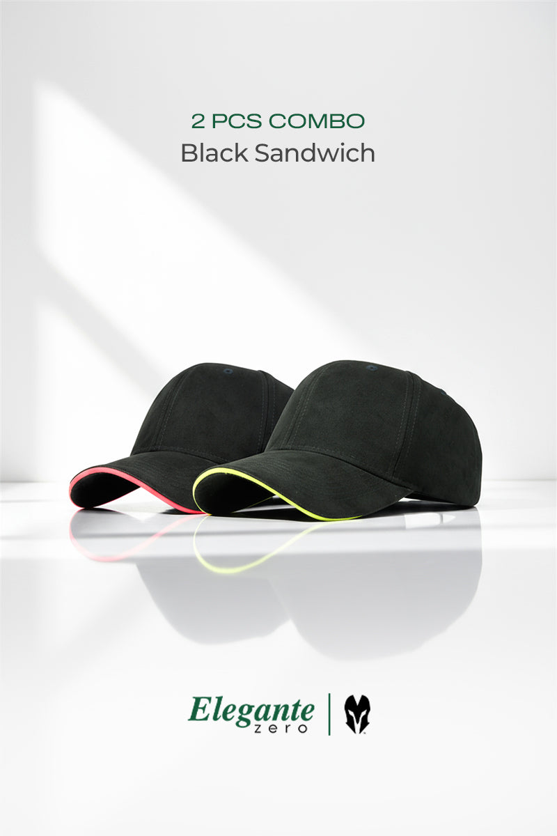 2 PCS COMBO OF BLACK SANDWICH ELEGANTE ZERO