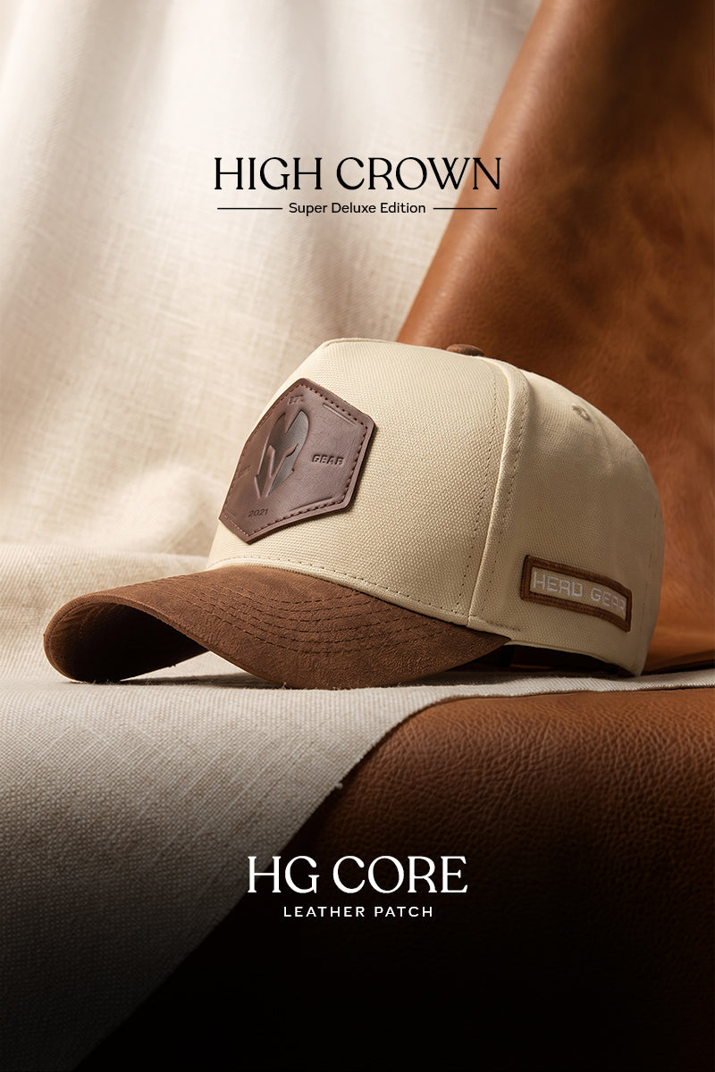 HEAD GEAR HG CORE LEATHER PATCH CAP - HGCH10