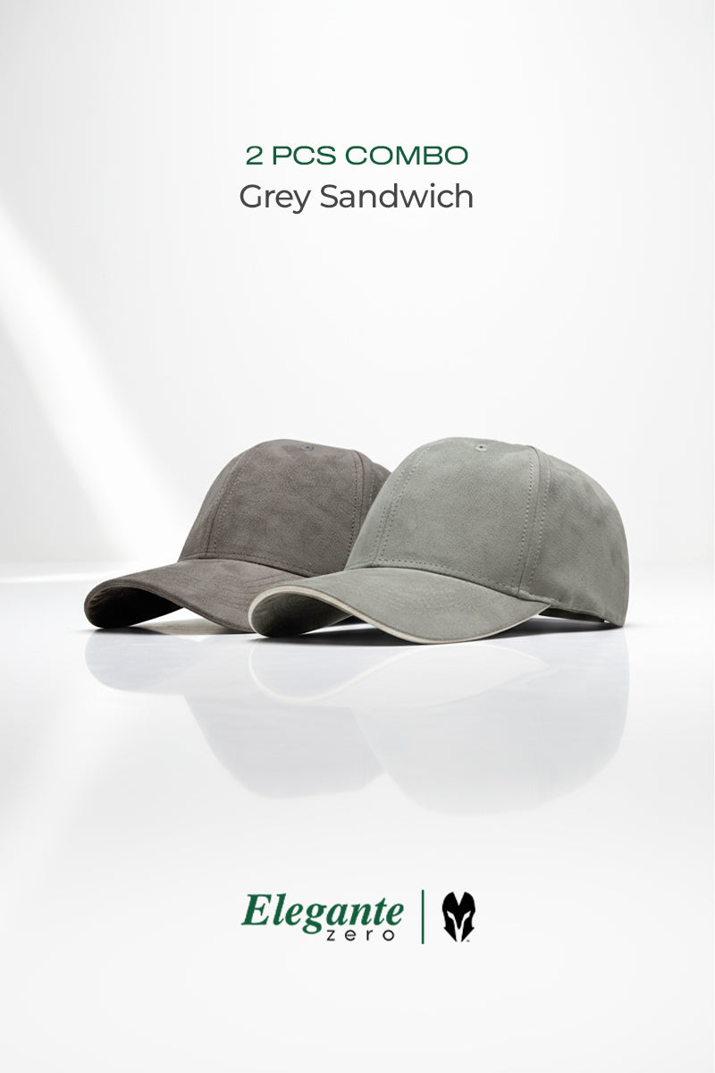 2 PCS COMBO OF GREY SANDWICH ELEGANTE ZERO
