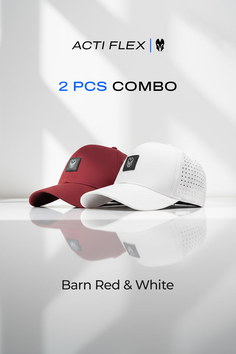 2 PCS COMBO OF BARN RED AND WHITE ACTI FLEX