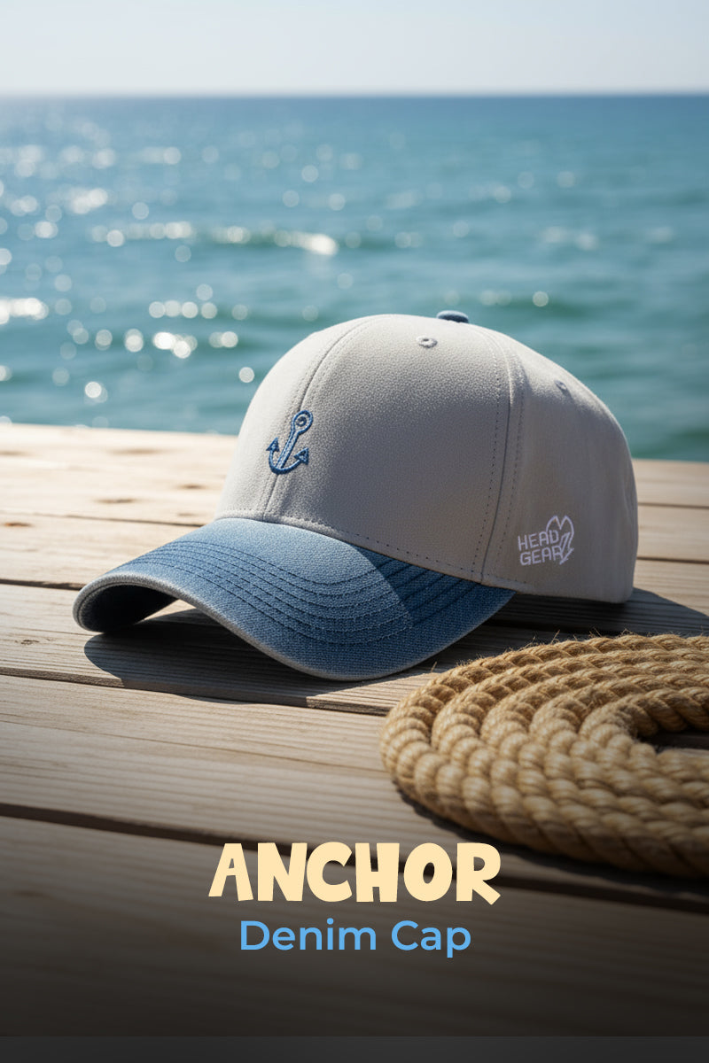 HEAD GEAR ANCHOR DENIM CAP