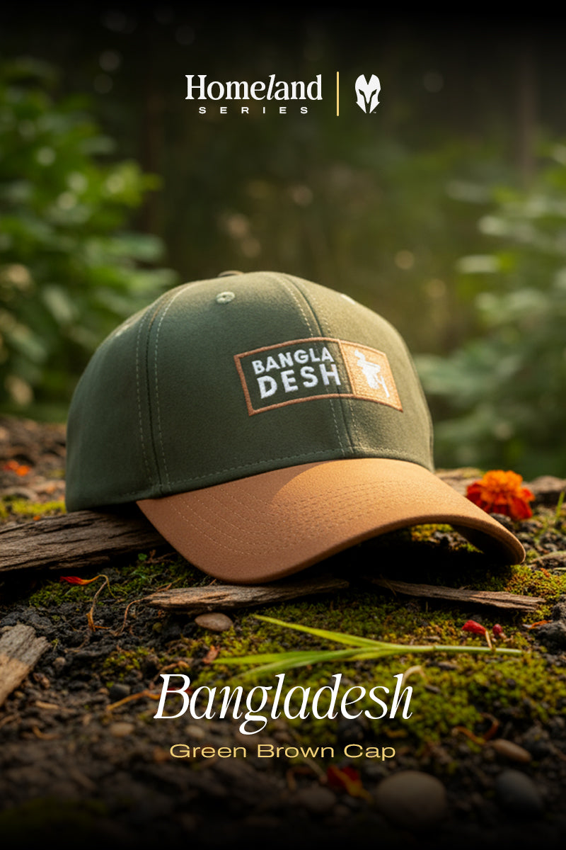 HEAD GEAR BANGLADESH GREEN BROWN CAP