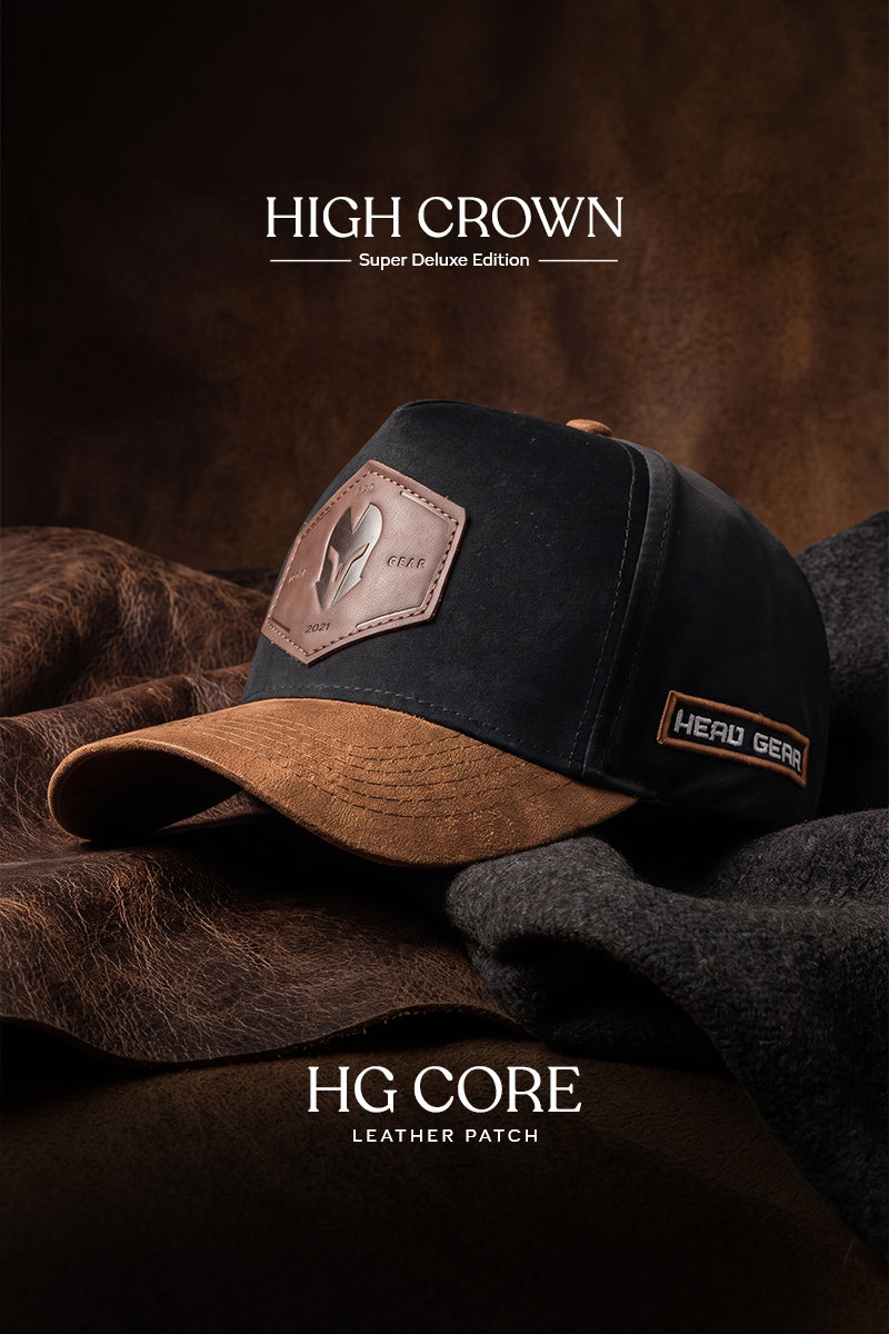 HEAD GEAR HG CORE LEATHER PATCH CAP - HGCH07