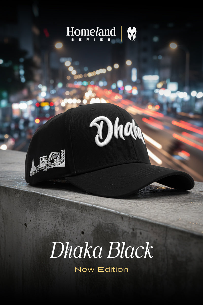 DHAKA BLACK NEW EDITION HEAD GEAR CAP