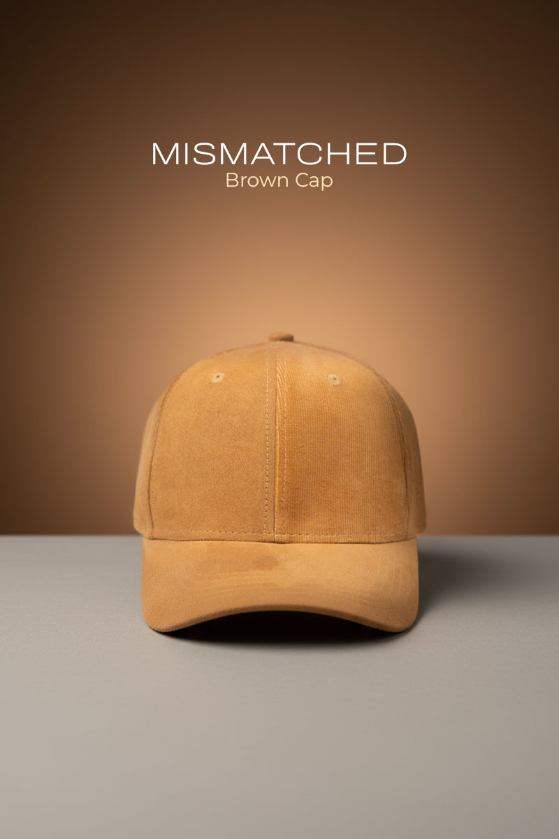 HEAD GEAR MISMATCHED BROWN CAP