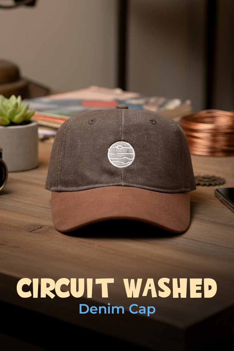 HEAD GEAR CIRCUIT WASHED DENIM CAP
