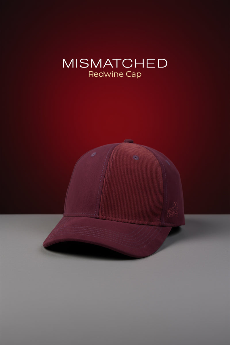 HEAD GEAR MISMATCHED REDWINE CAP