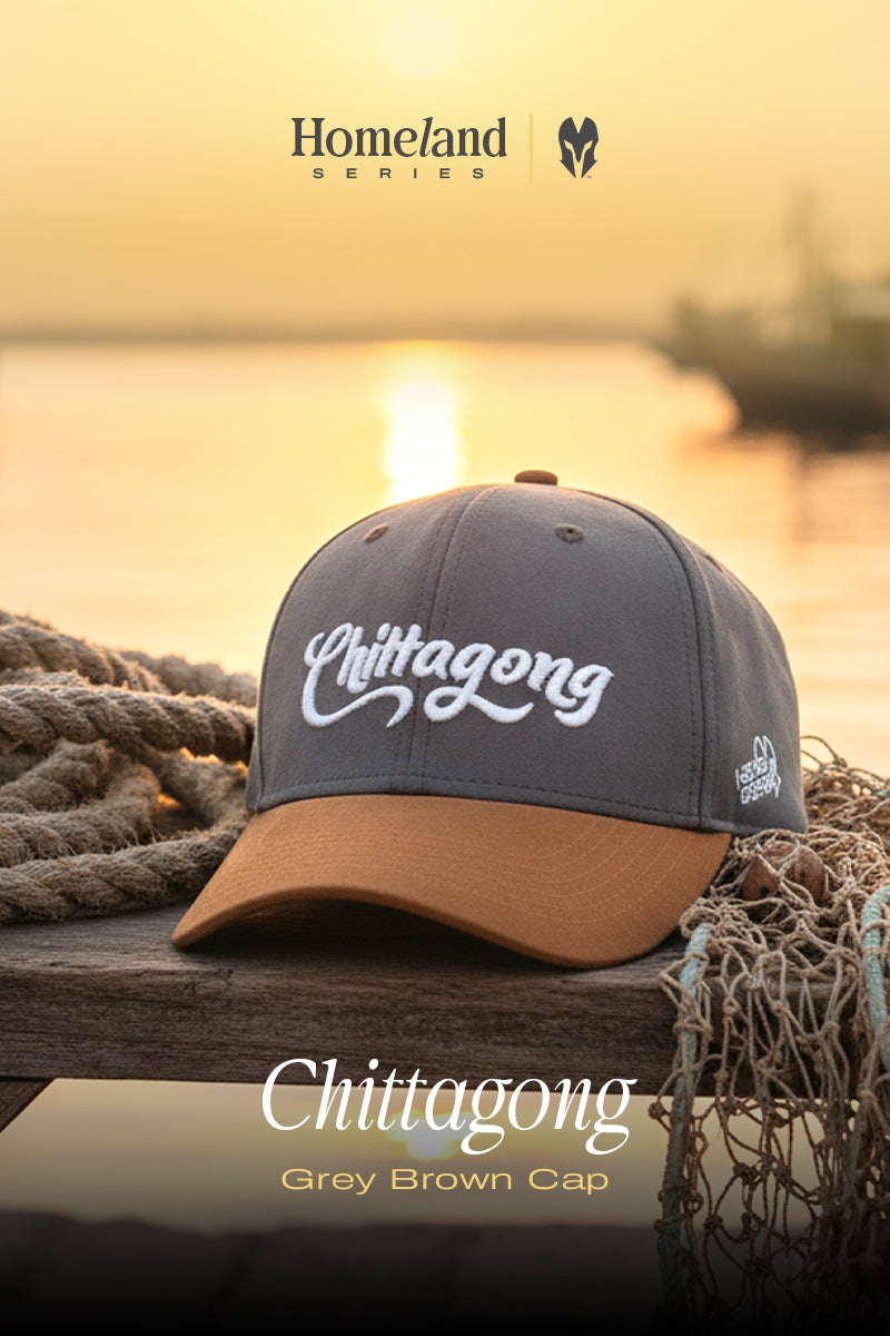HEAD GEAR CHITTAGONG GREY BROWN CAP