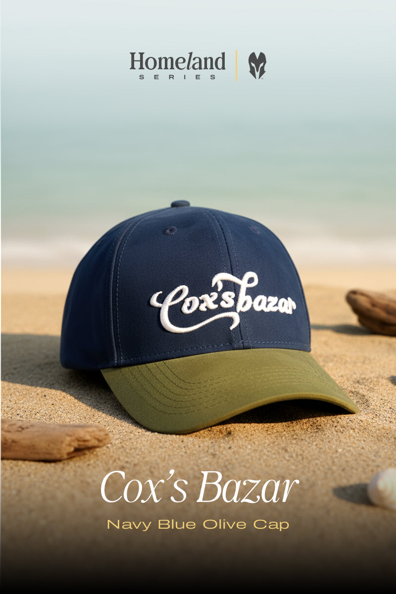 HEAD GEAR COX'S BAZAR NAVY BLUE OLIVE CAP