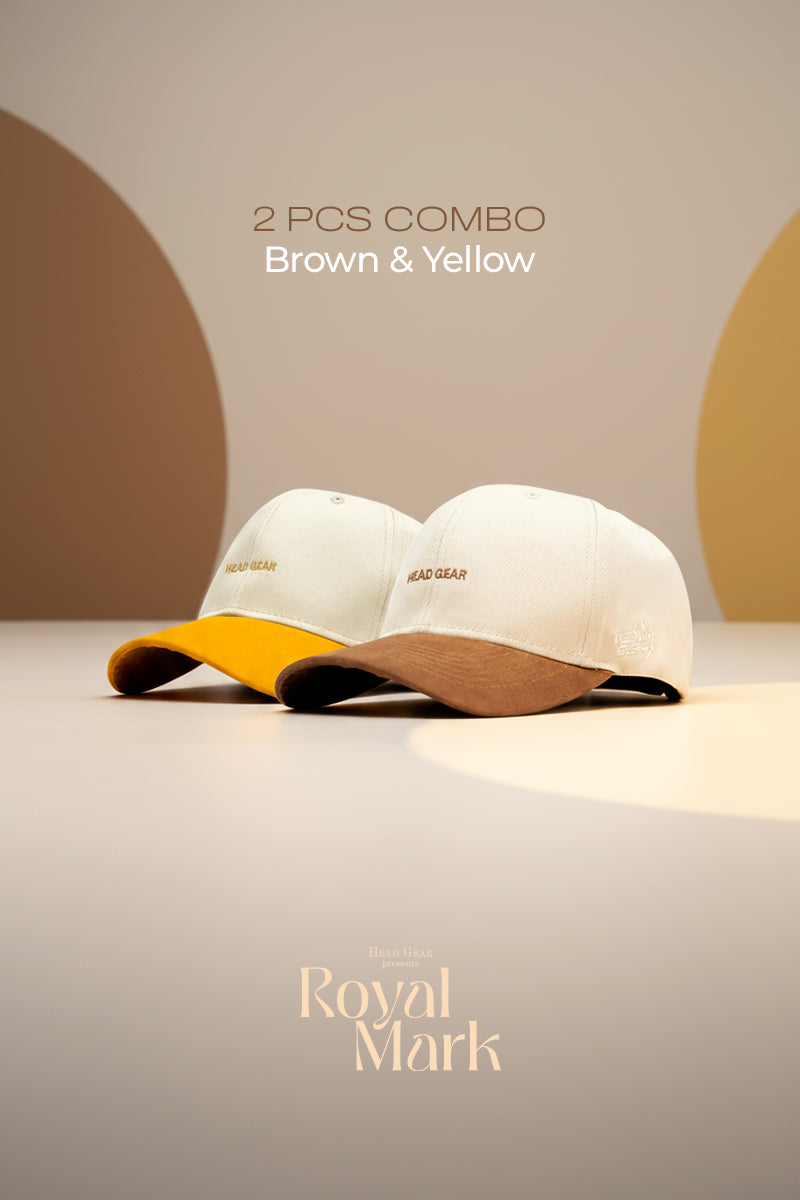 2 PCS COMBO OF BROWN AND YELLOW ROYAL MARK