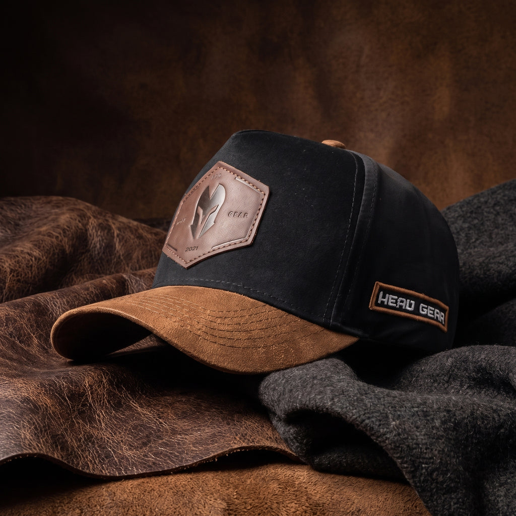 HEAD GEAR HG CORE LEATHER PATCH CAP - HGCH07