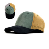 HEAD GEAR BLACK GREEN FIESTA FOUR CAP CORD EDITION