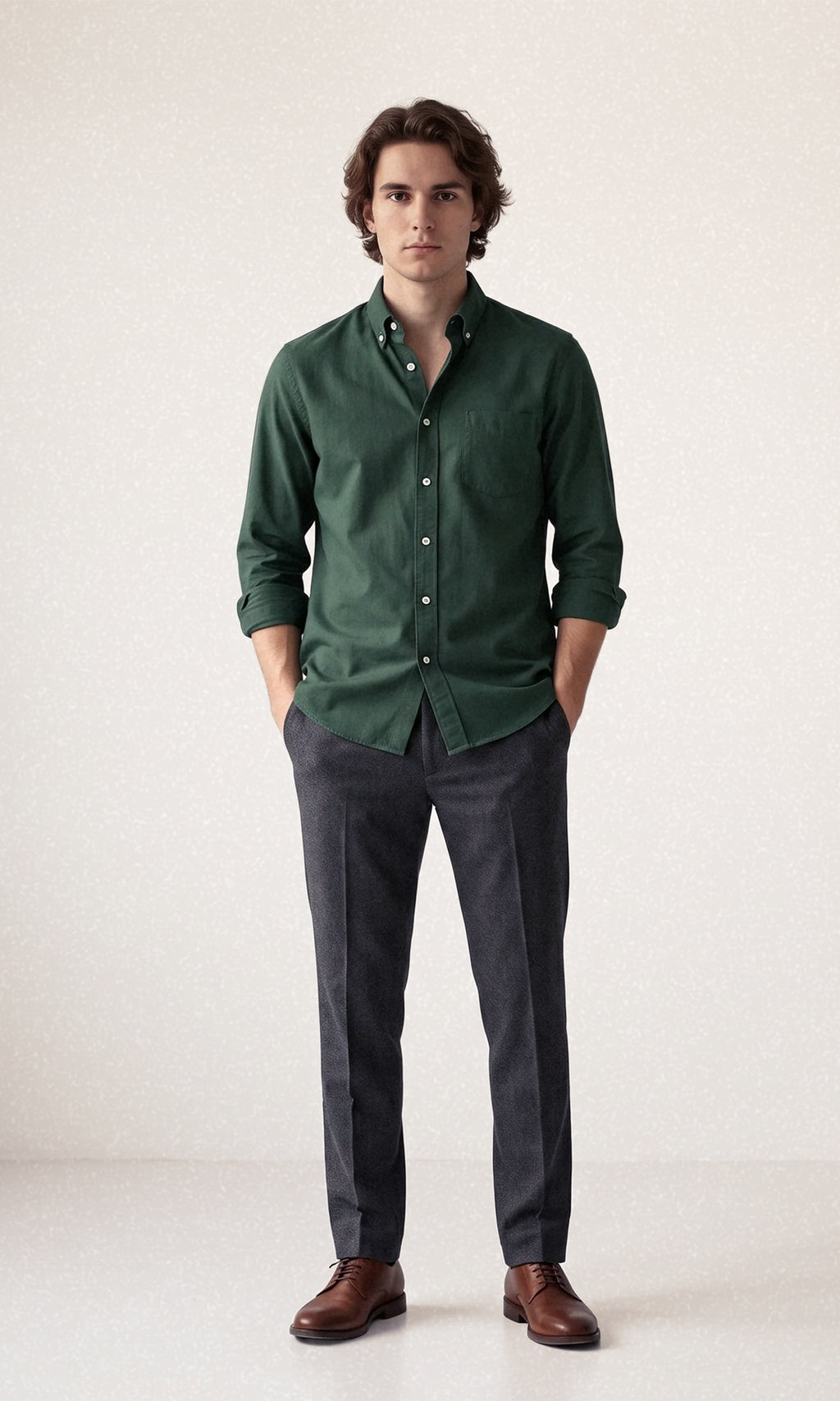 FOUNDER'S SOLID SHIRT - GREEN