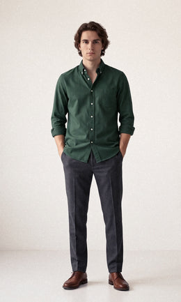 FOUNDER'S SOLID SHIRT - GREEN