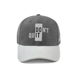 HEAD GEAR DON'T QUIT SUEDE CAP