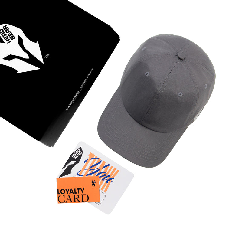 HEAD GEAR SOLID GREY CAP