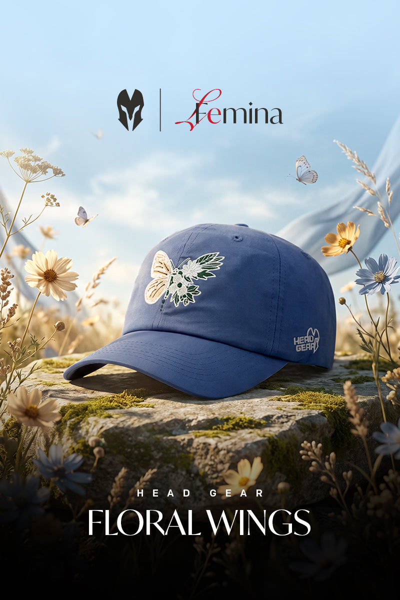HEAD GEAR FLORAL WINGS CAP
