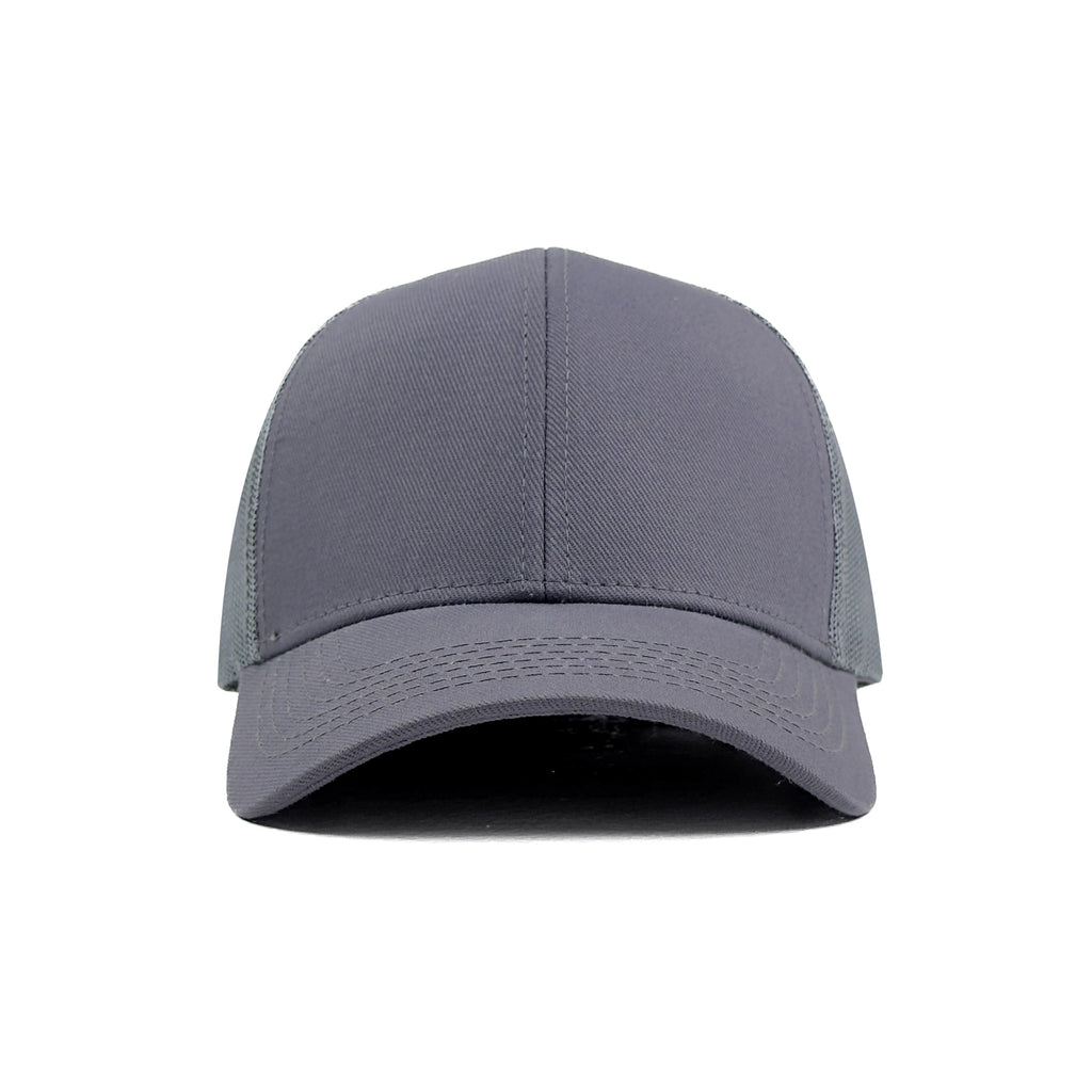 HEAD GEAR SOLID GREY TRUCKER CAP