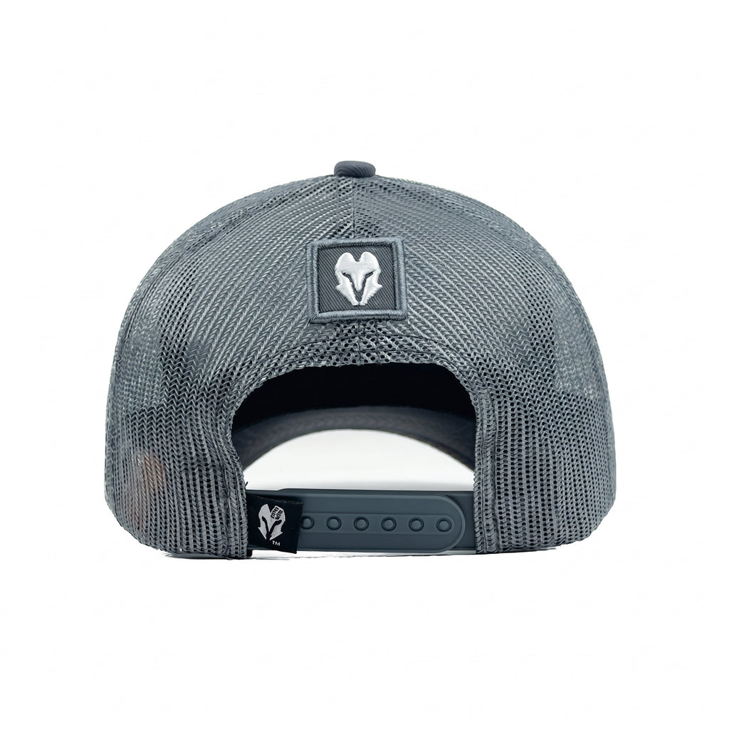 HEAD GEAR SOLID GREY TRUCKER CAP