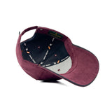 HEAD GEAR ELEGANTE ZERO MAROON SANDWICH CAP (NO LOGO)