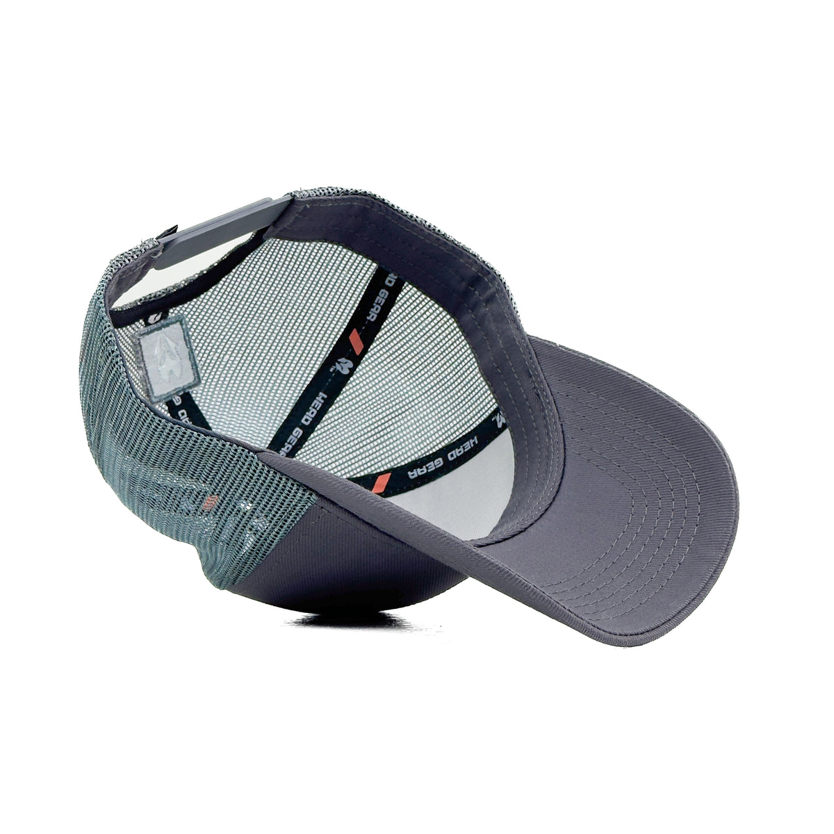 HEAD GEAR SOLID GREY TRUCKER CAP