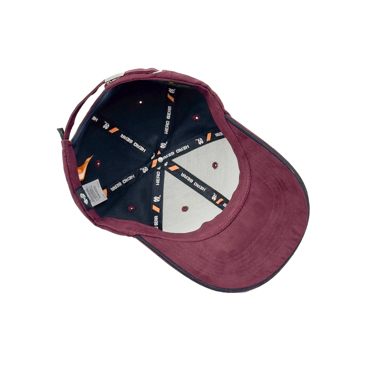 HEAD GEAR ELEGANTE ZERO MAROON SANDWICH CAP (NO LOGO)