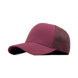 HEAD GEAR SOLID MAROON TRUCKER CAP