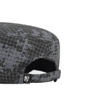 HEAD GEAR GREY WITH LEATHER PATCH CAPTAIN'S CAP