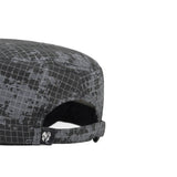 HEAD GEAR GREY WITH LEATHER PATCH CAPTAIN'S CAP