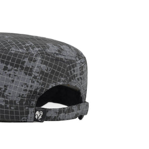 HEAD GEAR GREY WITH LEATHER PATCH CAPTAIN'S CAP