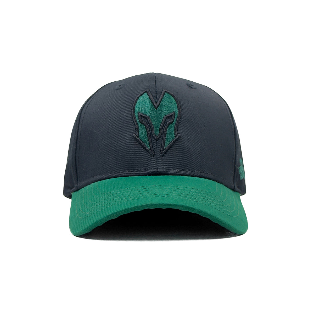 HEAD GEAR BLACK AND GREEN REDEFINED TWILL CAP