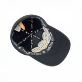 HEAD GEAR SOLID BLACK FITTED CAP