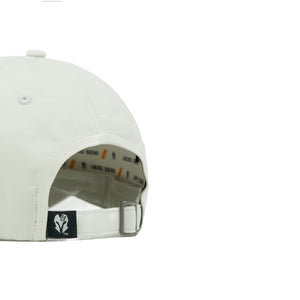 HEAD GEAR SOLID LIGHT GREY WHITE CAP