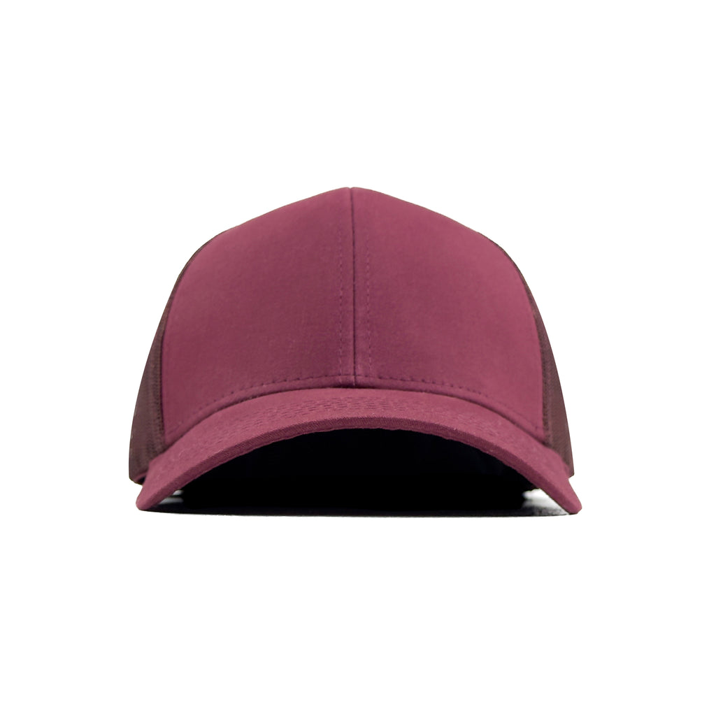 HEAD GEAR SOLID MAROON TRUCKER CAP