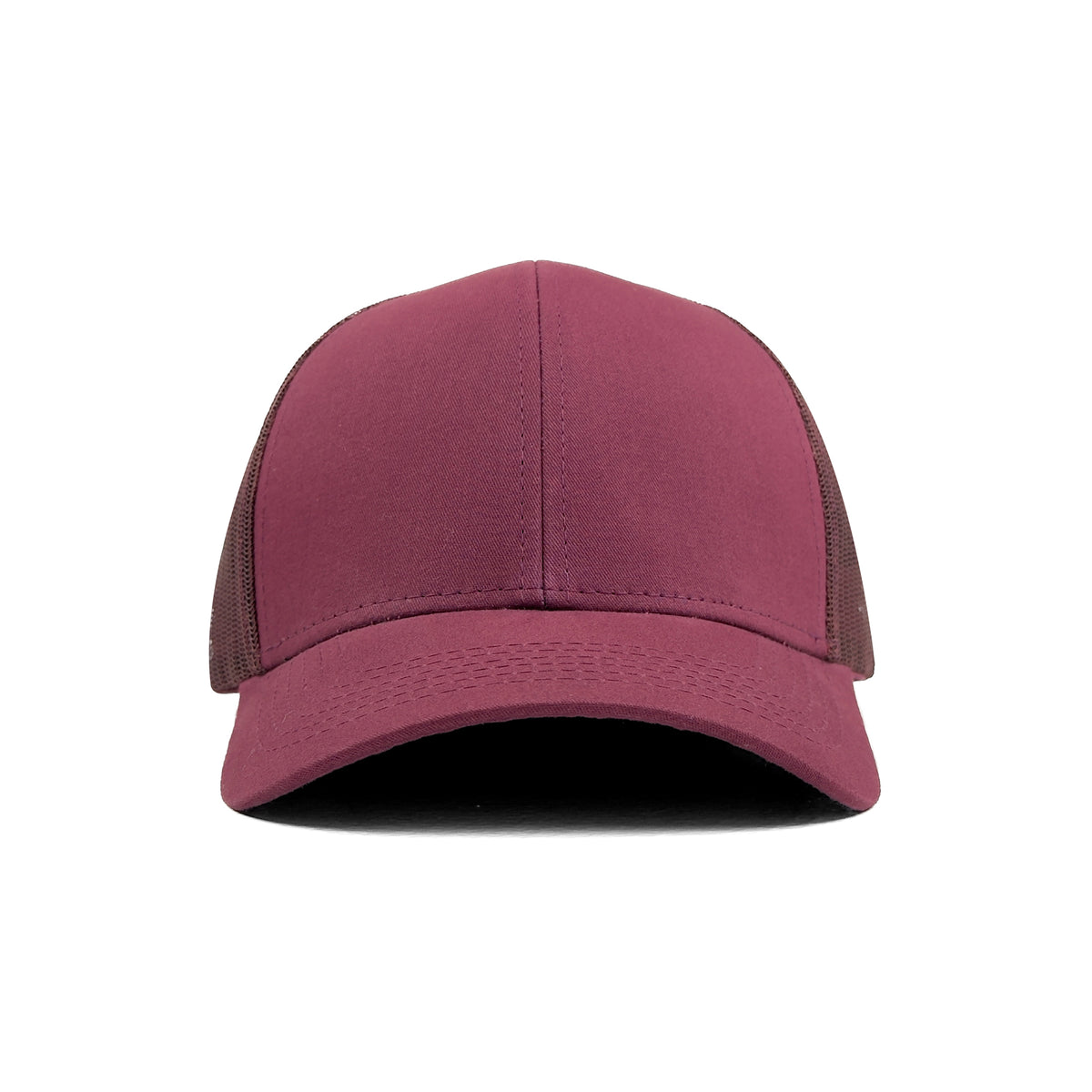 HEAD GEAR SOLID MAROON TRUCKER CAP