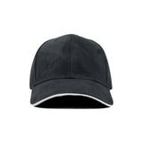 HEAD GEAR ELEGANTE ZERO BLACK SANDWICH CAP (NO LOGO)