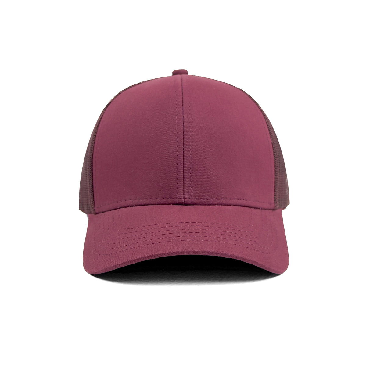 HEAD GEAR SOLID MAROON TRUCKER CAP