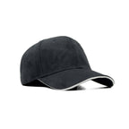 HEAD GEAR ELEGANTE ZERO BLACK SANDWICH CAP (NO LOGO)