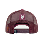 HEAD GEAR SOLID MAROON TRUCKER CAP