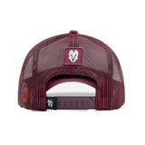 HEAD GEAR SOLID MAROON TRUCKER CAP