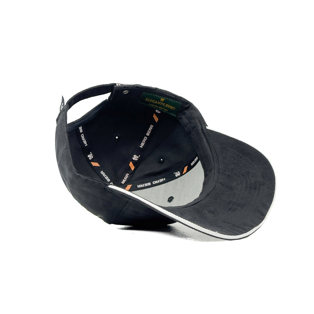 HEAD GEAR ELEGANTE ZERO BLACK SANDWICH CAP (NO LOGO)