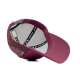 HEAD GEAR SOLID MAROON TRUCKER CAP