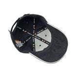 HEAD GEAR ELEGANTE ZERO BLACK SANDWICH CAP (NO LOGO)