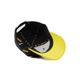 HEAD GEAR BLACK AND NEON REDEFINED SUEDE CAP