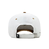 HEAD GEAR WHITE BROWN REDEFINED SUEDE CAP