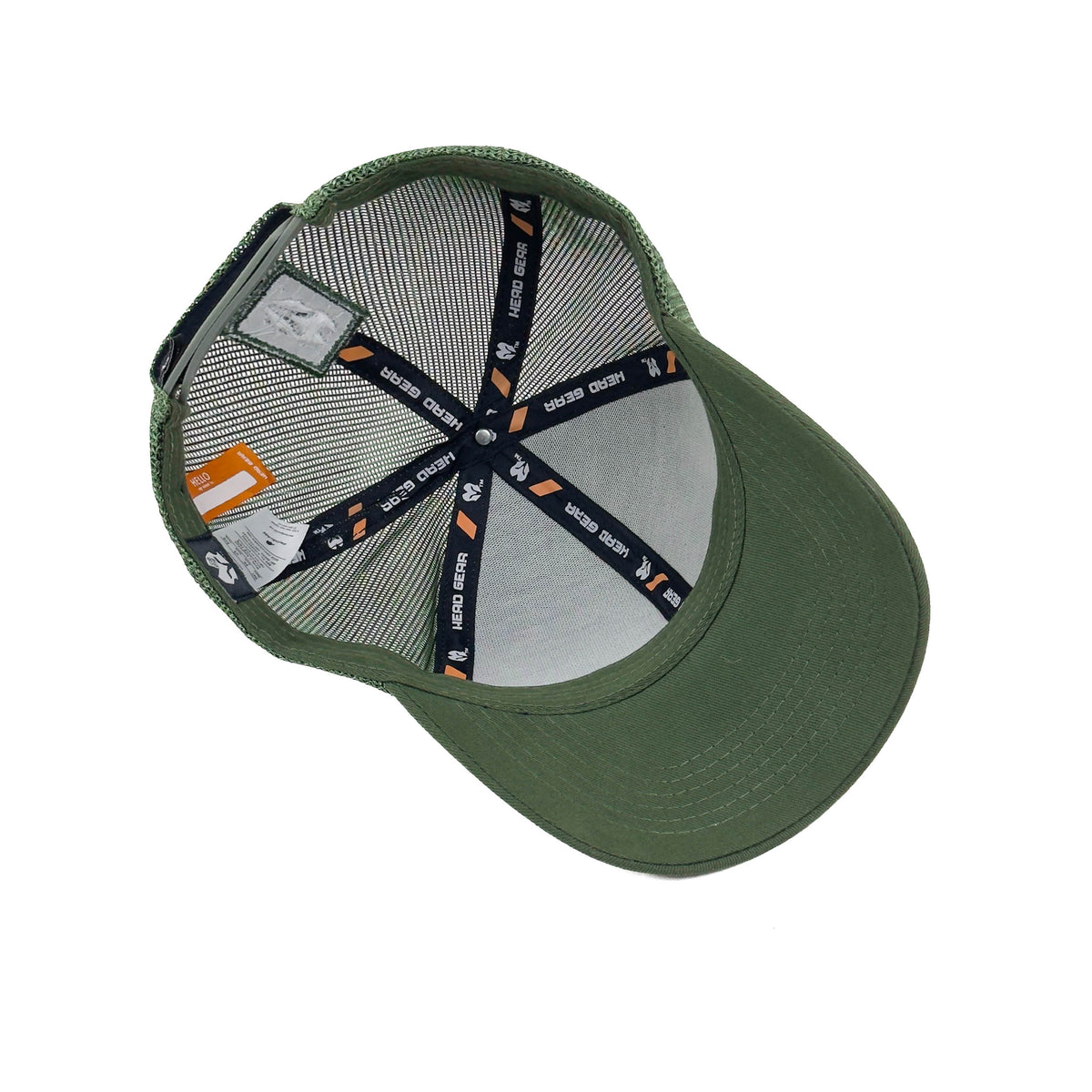 HEAD GEAR SOLID GREEN TRUCKER CAP