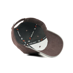 HEAD GEAR ELEGANTE ZERO COFFEE SANDWICH GREY CAP (NO LOGO)
