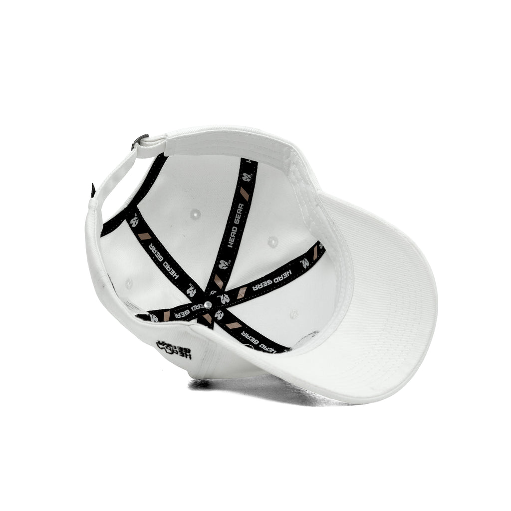 HEAD GEAR OFFICIAL WHITE CAP